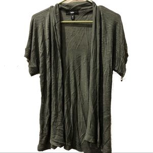 NWT olive green short sleeve cardigan lightweight